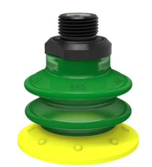 0106740派亞博吸盤Suction cup BX52P Polyurethane 30/60 with filter, G3/8寸male, with mesh filter-派亞博吸盤派亞博多層波紋吸盤