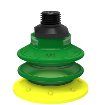 0106047派亞博吸盤Suction cup BX52P Polyurethane 30/60 with filter, 1/4寸NPT male, with mesh filter-派亞博吸盤派亞博多層波紋吸盤