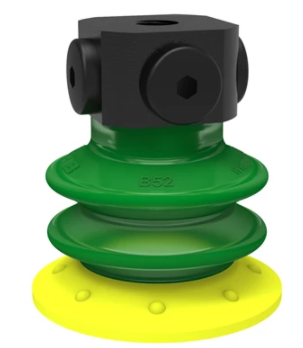 0106046派亞博吸盤Suction cup BX52P Polyurethane 30/60 with filter, 5x1/8寸NPSF female-派亞博吸盤派亞博多層波紋吸盤